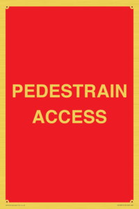 PEDESTRAIN ACCESS